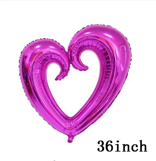 Ballon en Forme de Cœur et Amour – Décoration Saint-Valentin et Fête