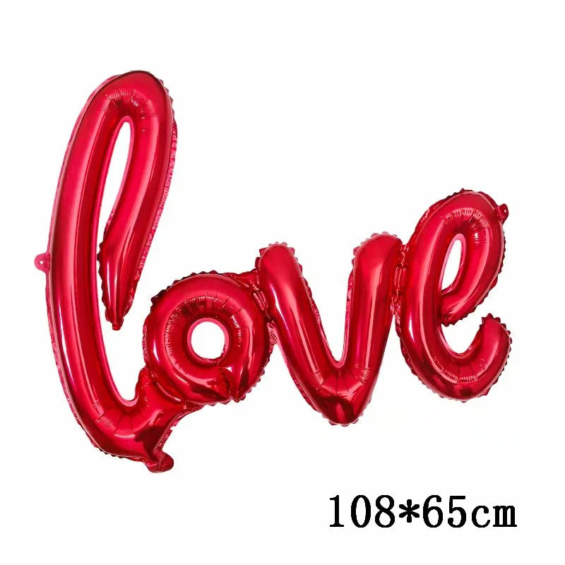 Ballon en Forme de Cœur et Amour – Décoration Saint-Valentin et Fête