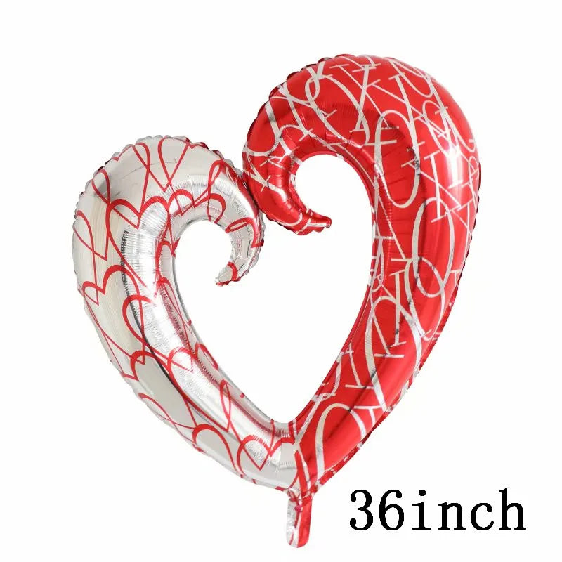 Ballon en Forme de Cœur et Amour – Décoration Saint-Valentin et Fête