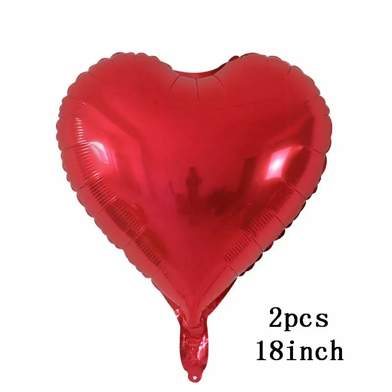 Ballon en Forme de Cœur et Amour – Décoration Saint-Valentin et Fête