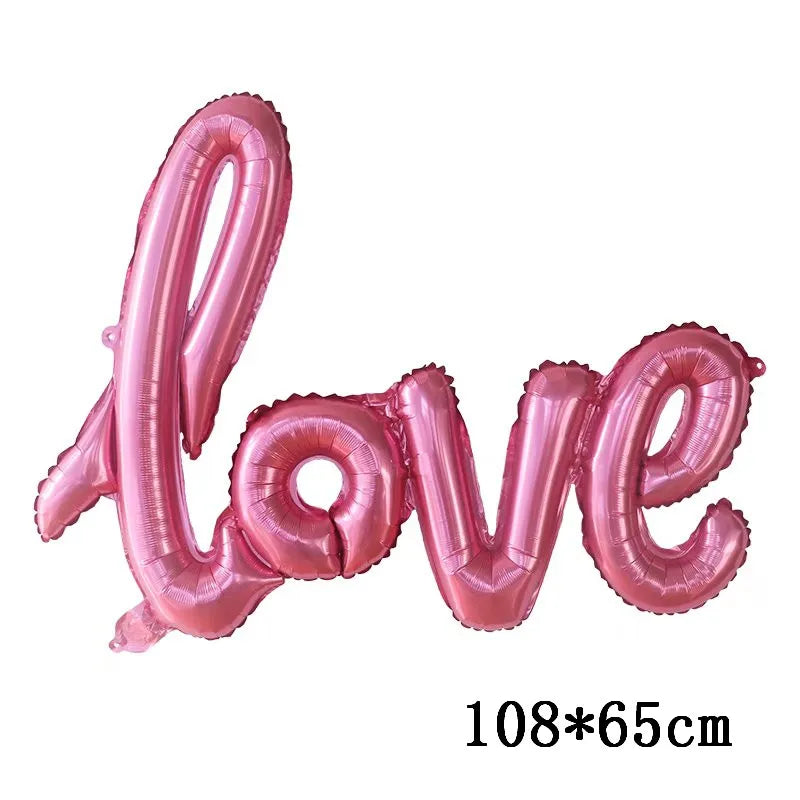 Ballon en Forme de Cœur et Amour – Décoration Saint-Valentin et Fête