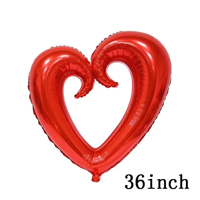 Ballon en Forme de Cœur et Amour – Décoration Saint-Valentin et Fête