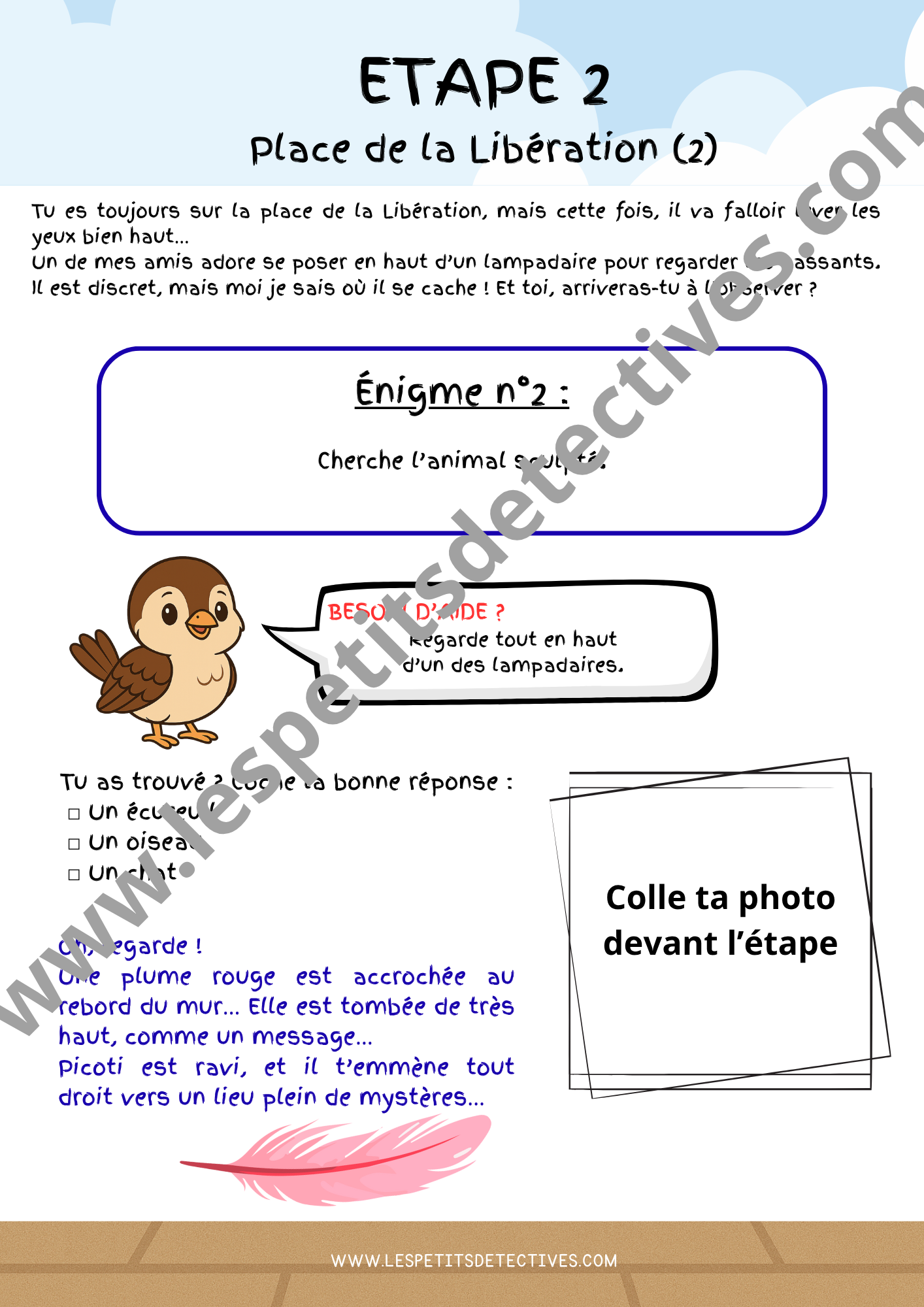 Dijon – À la recherche des plumes perdues - PDF