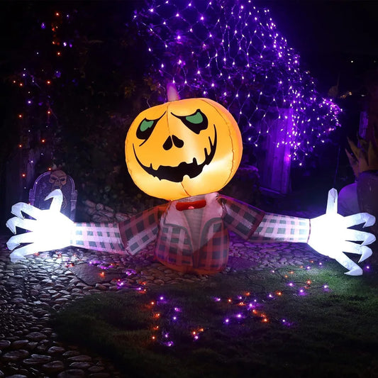 Citrouille Gonflable Halloween 2,1 m