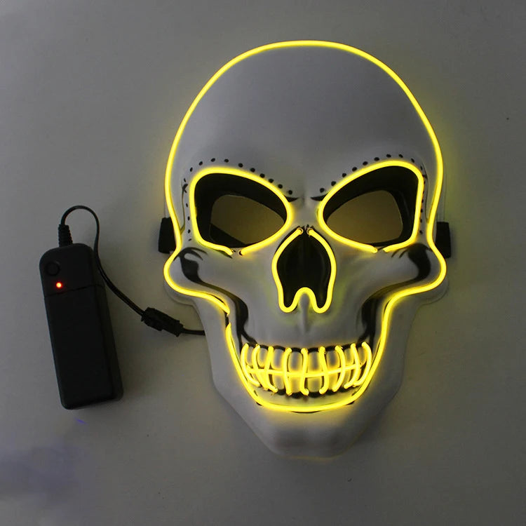 Masque Crâne Lumineux LED