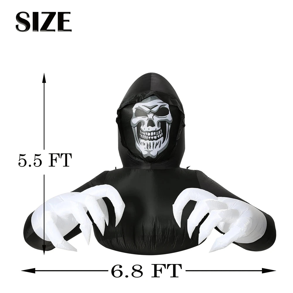 Faucheuse Gonflable Halloween 2,2 m