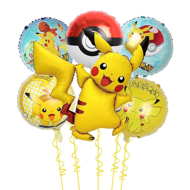 Pokémon Kit Décoration Ballon + 10 styles au choix