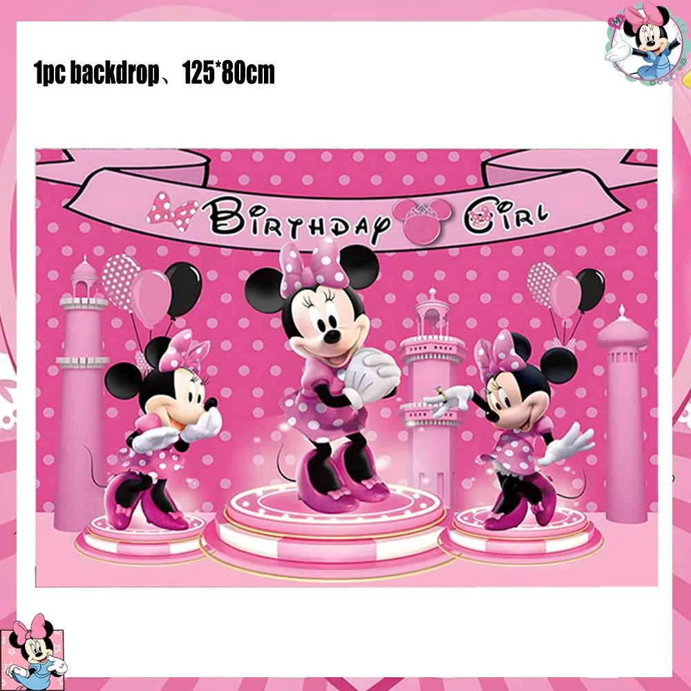 Disney Minnie Kit Vaisselle + décorations