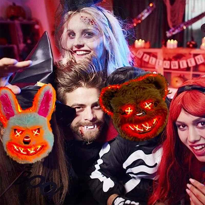 Masque Halloween LED Lapin ou Ours