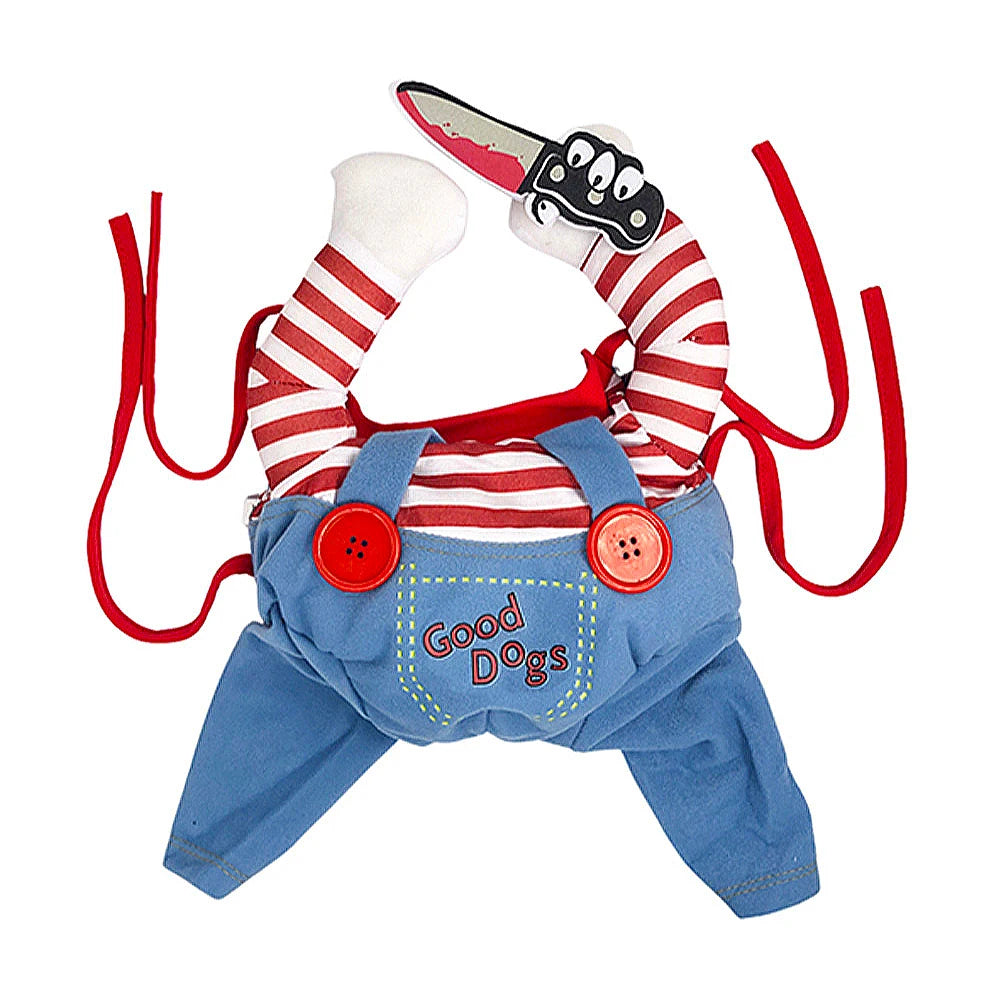 Déguisement Chucky Halloween pour chiens et chats
