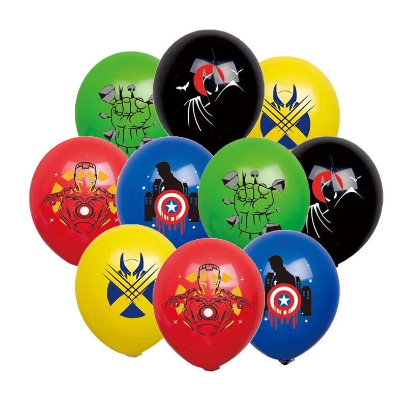 Marvel Avengers  Kit Ballons de Baudruche - 12 styles au choix