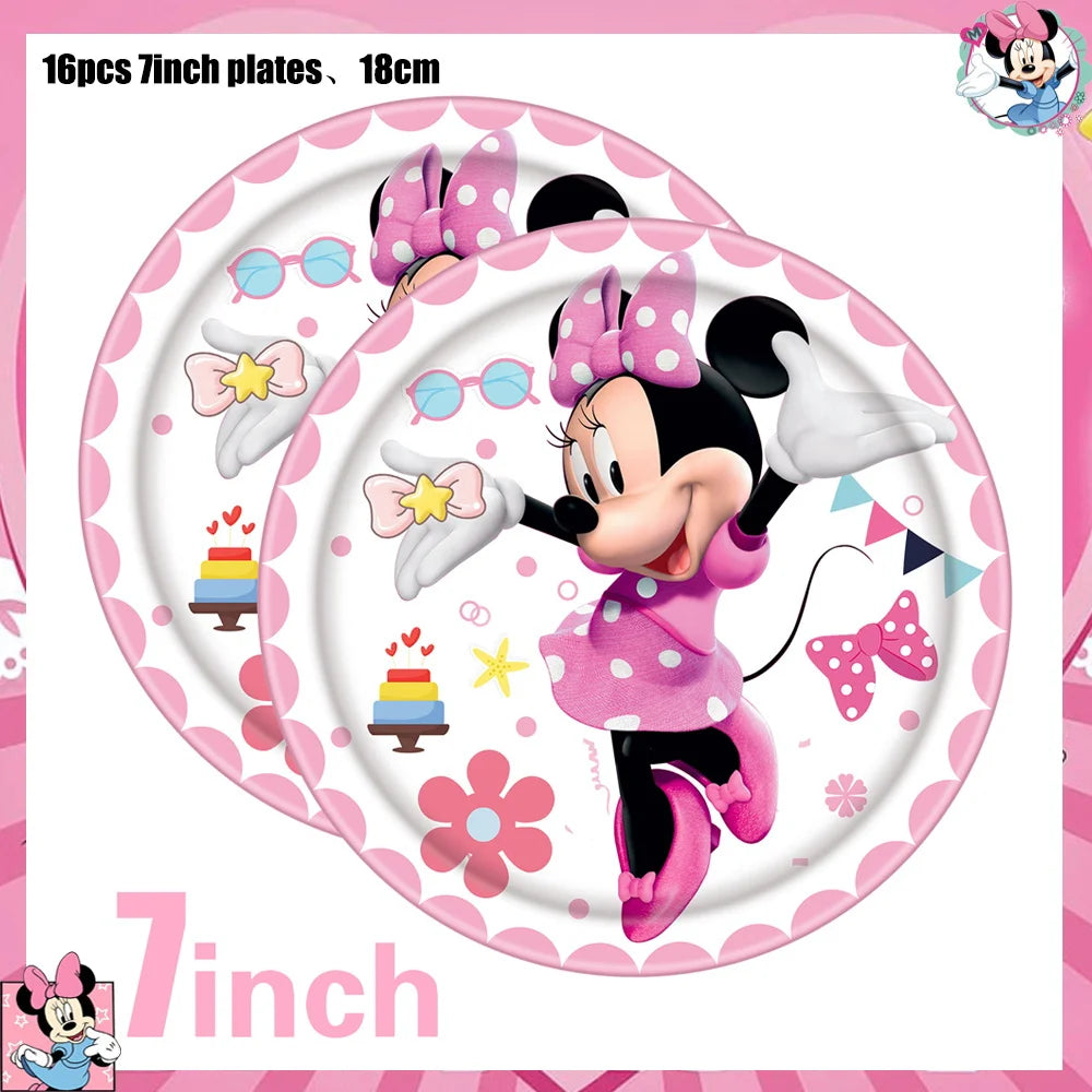 Disney Minnie Kit Vaisselle + décorations