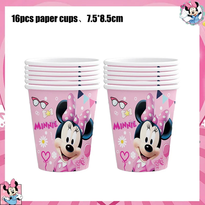 Disney Minnie Kit Vaisselle + décorations