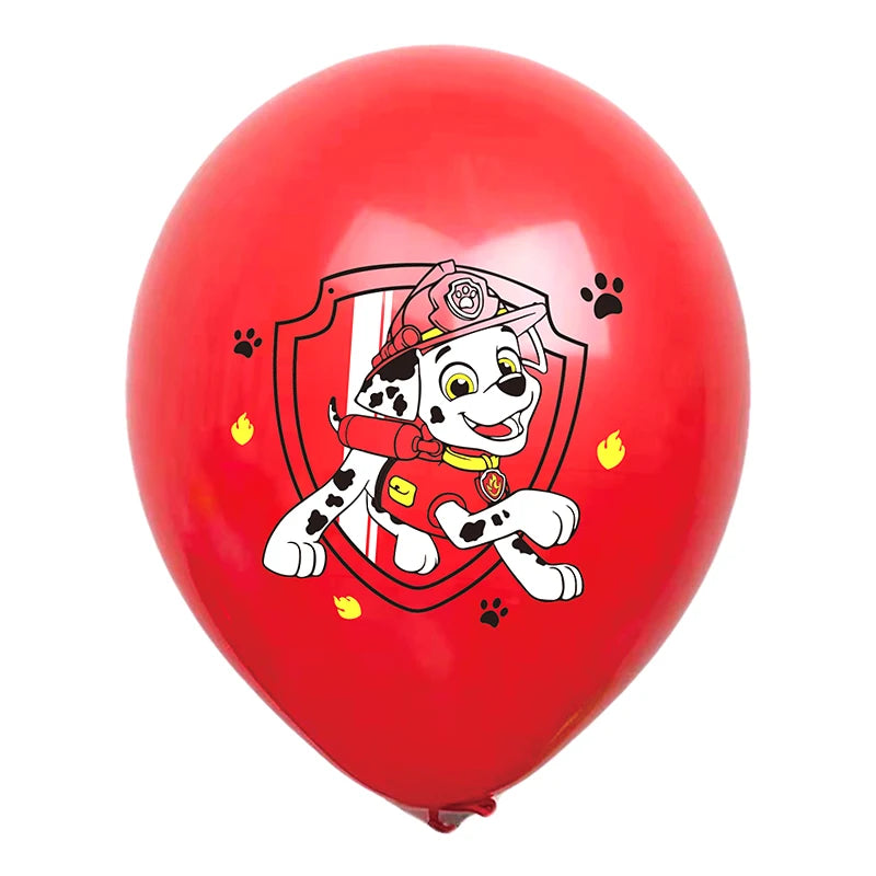 Pat Patrouille Kit Ballons de Baudruche - 6 styles au choix