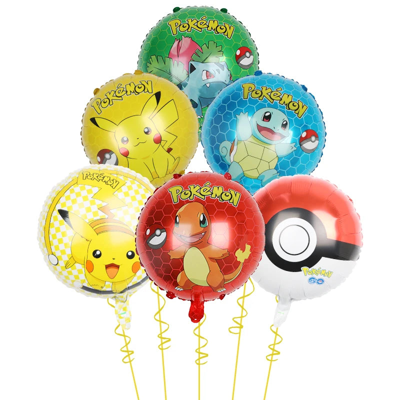 Pokémon Kit Décoration Ballon + 10 styles au choix