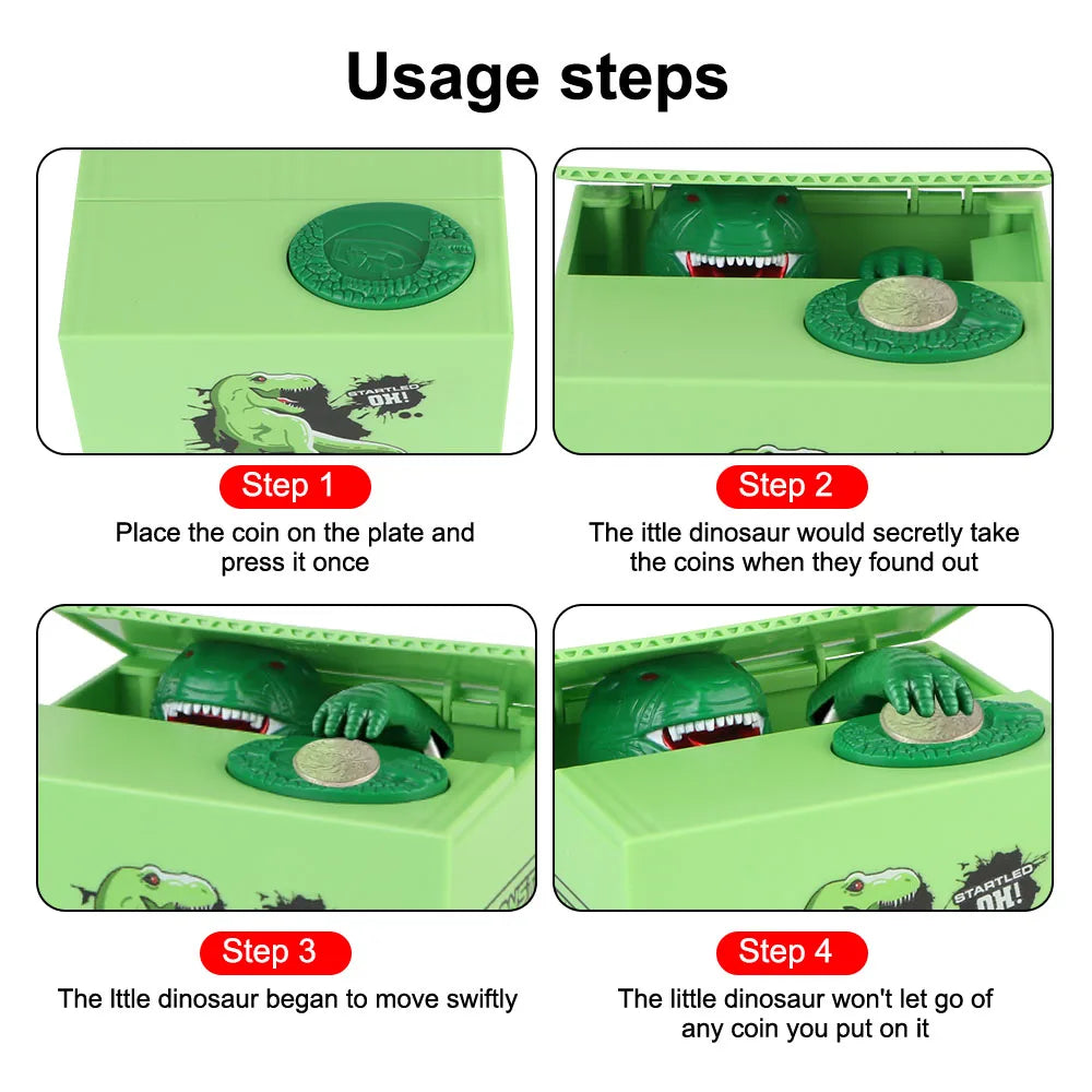 Tirelire Électronique Dinosaure