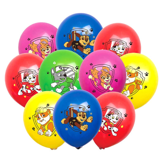 Pat Patrouille Kit Ballons de Baudruche - 6 styles au choix