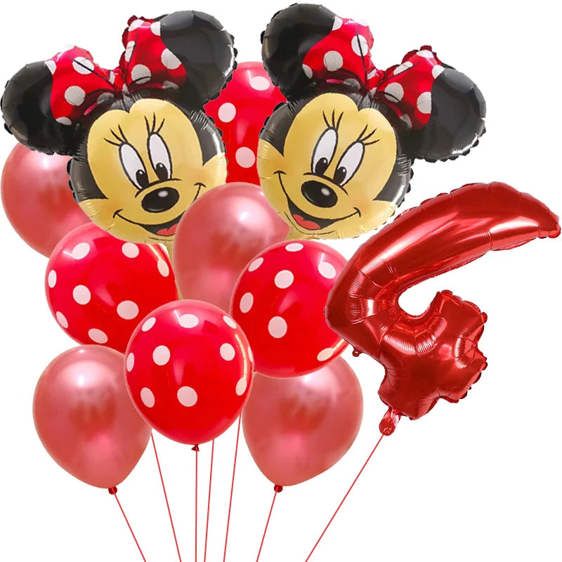 Disney Minnie Kit de Ballons + Choix de l'Âge