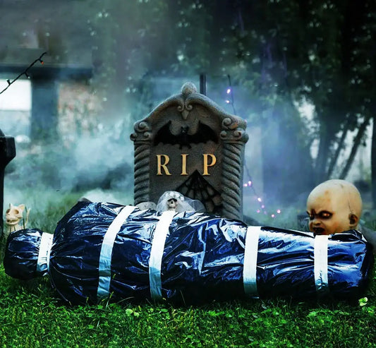 Poupée Gonflable dans Sac Mortuaire