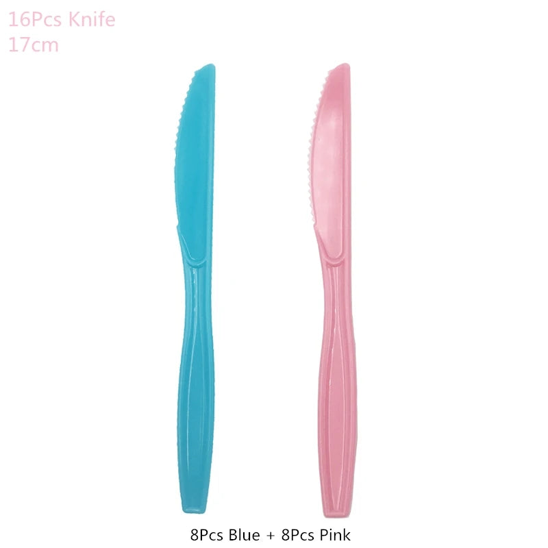 Kit vaisselle jetable – Baby Shower fille ou garçon
