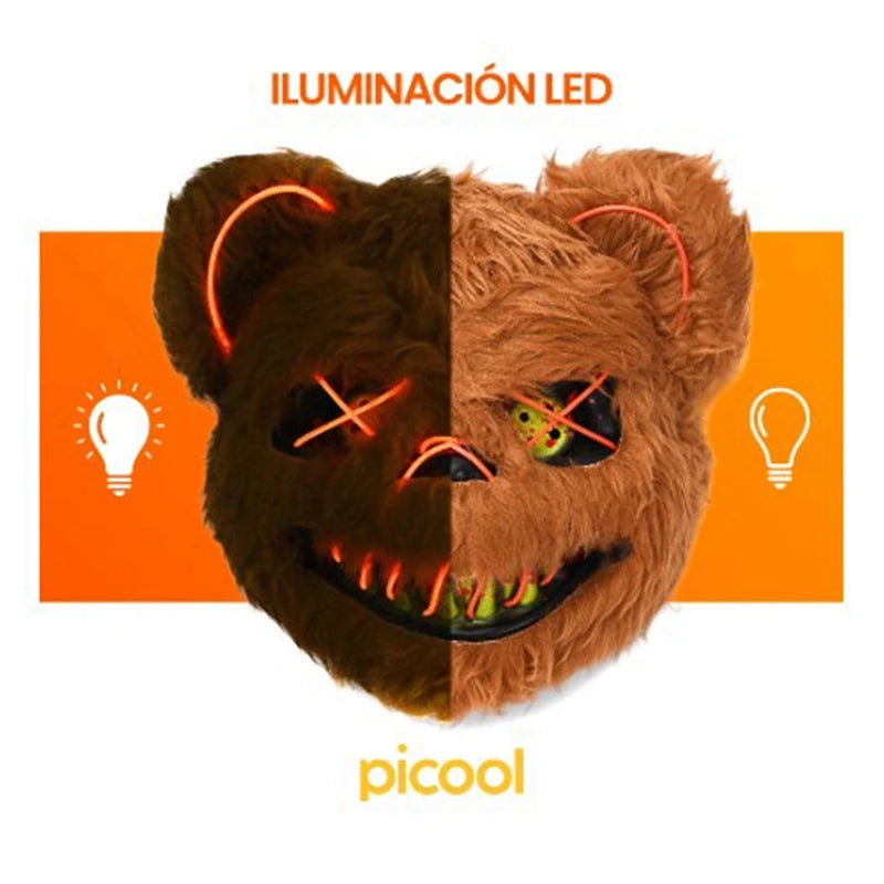 Masque Halloween LED Lapin ou Ours