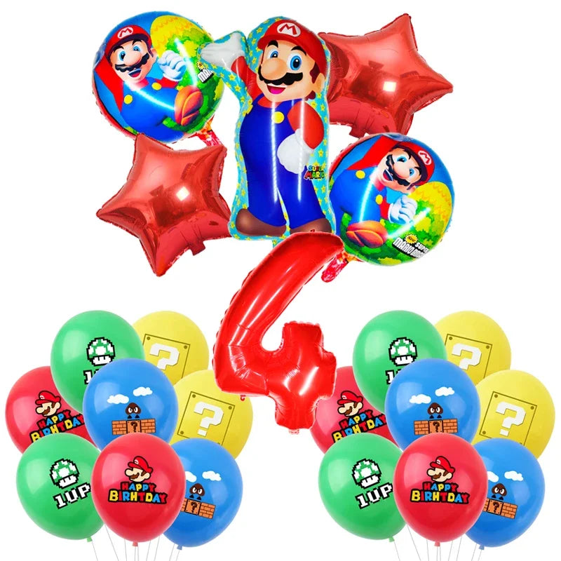 Super Mario Kit de Ballons + Choix de l'Âge