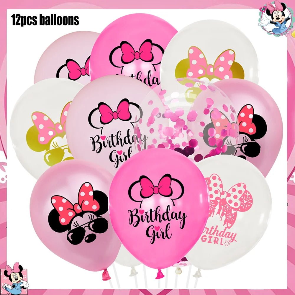 Disney Minnie Kit Vaisselle + décorations