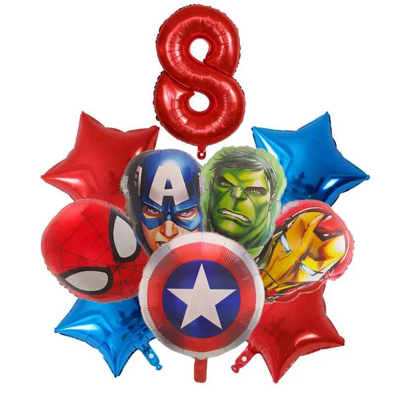 Marvel Avengers Kit de Ballons + Choix de l'Âge