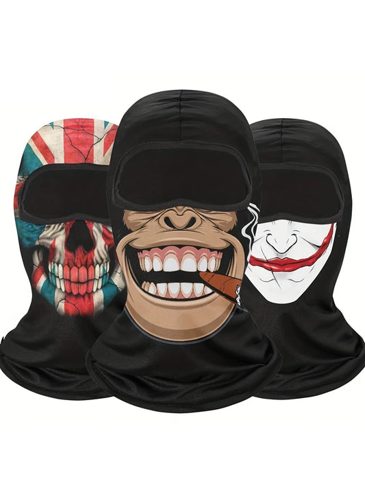Cagoule Fantôme/Crâne/Clown