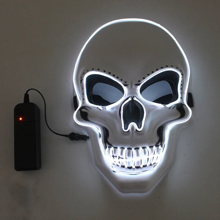 Masque Crâne Lumineux LED