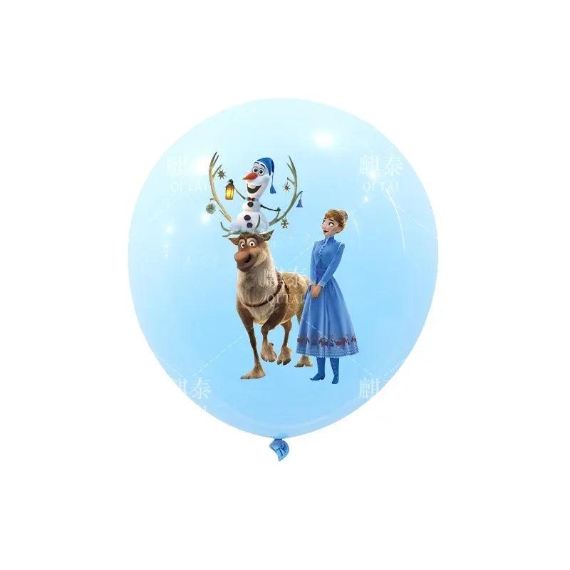 Ballons Reine des Neiges – Kit Anniversaire Elsa & Anna (9 ou 10 pcs)