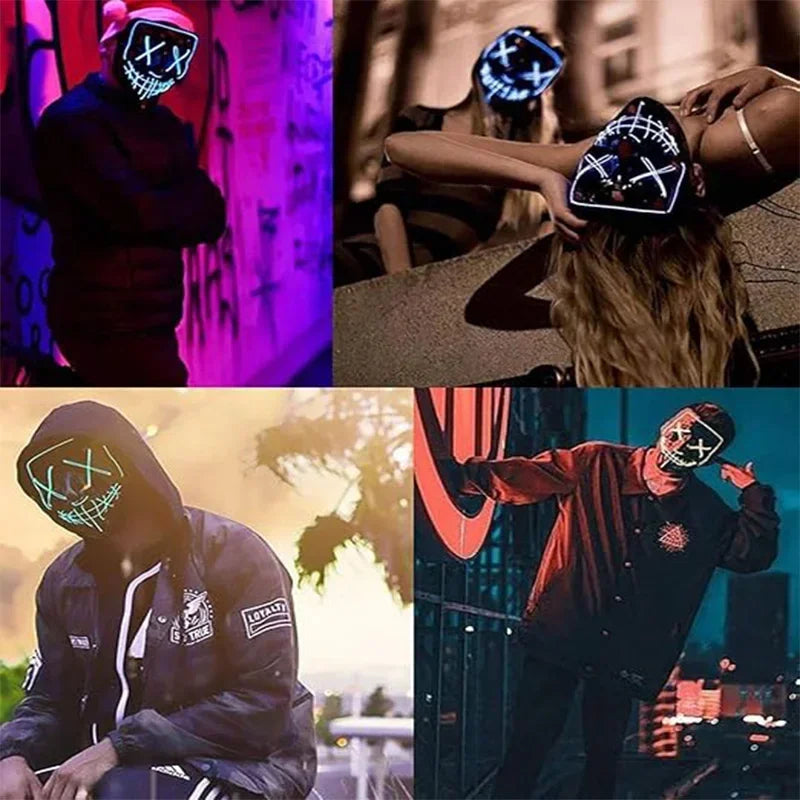 Masque LED Halloween