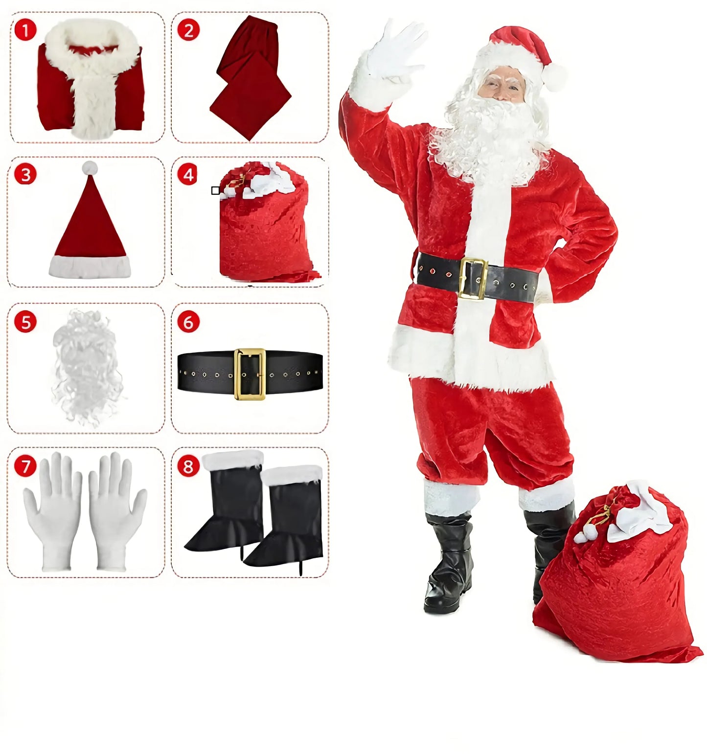 Déguisement Costume Père Noël Adulte