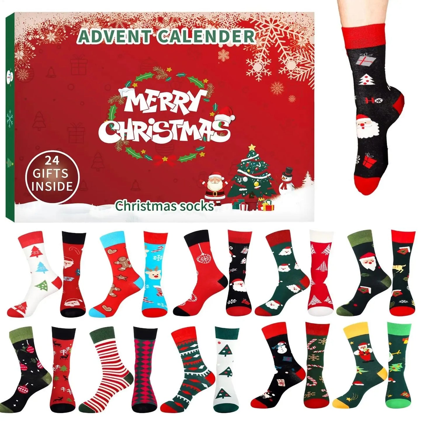 Calendrier de l’Avent Chaussettes
