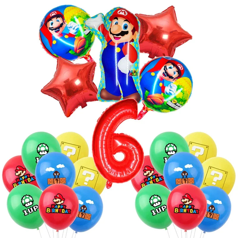 Super Mario Kit de Ballons + Choix de l'Âge