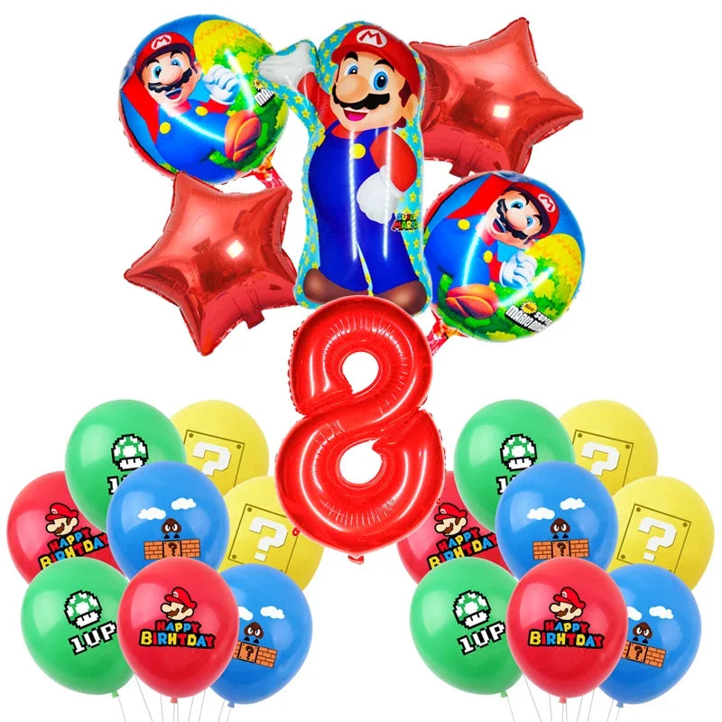 Super Mario Kit de Ballons + Choix de l'Âge