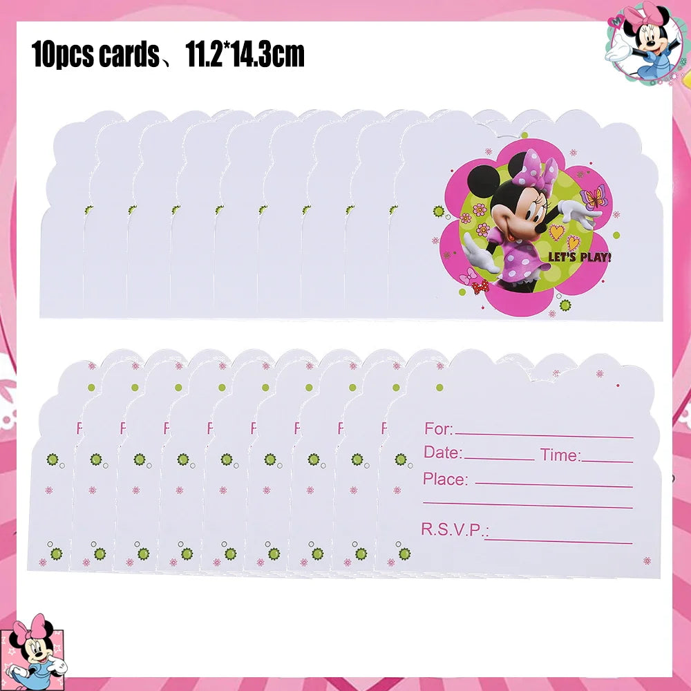 Disney Minnie Kit Vaisselle + décorations