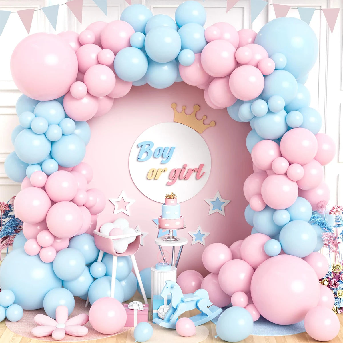 Arche ballons Baby Shower