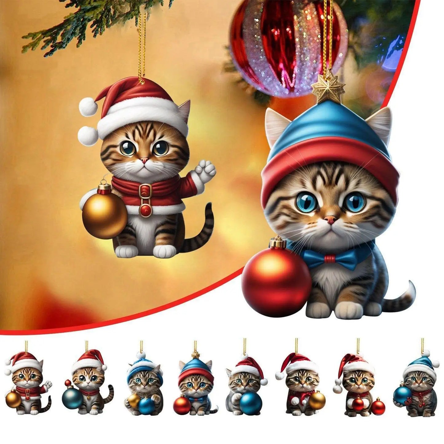 Calendrier de l’Avent Noël Chats