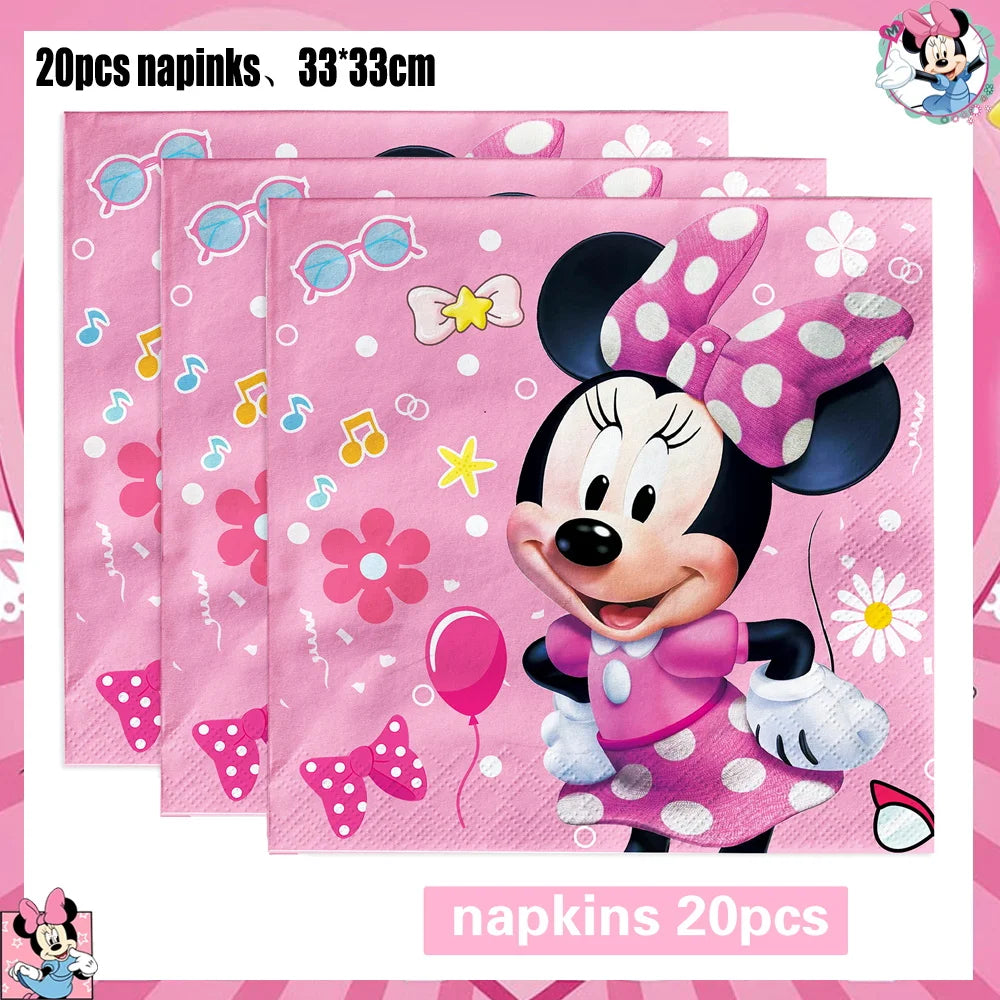 Disney Minnie Kit Vaisselle + décorations