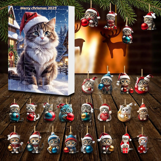 Calendrier de l’Avent Noël Chats