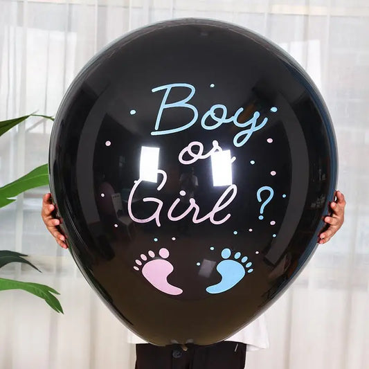 Ballon noir géant Baby Shower