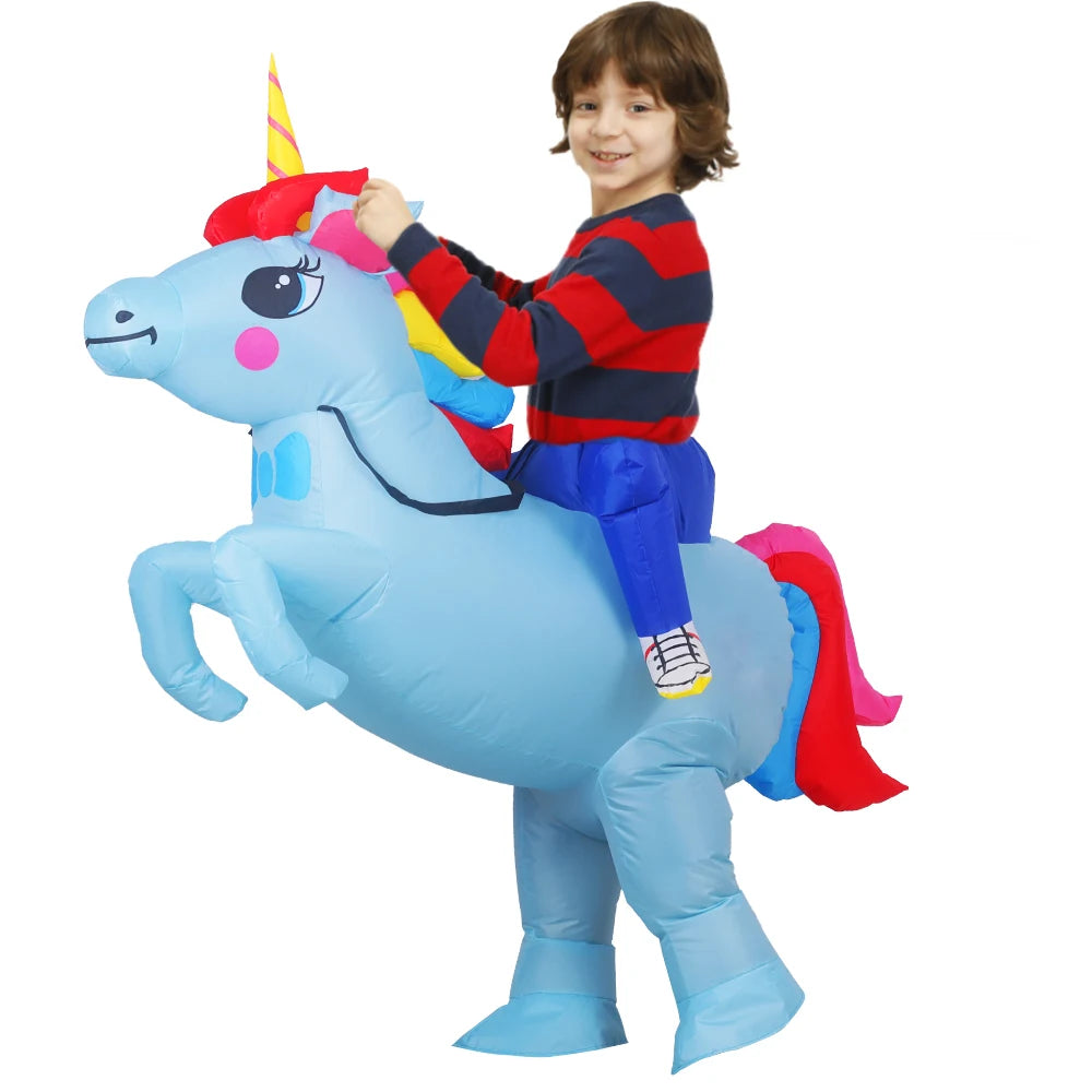Déguisement Gonflable Dinosaure ou Licorne Enfant