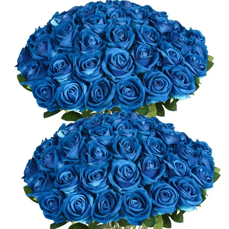 50 Roses Artificielles en Velours – Cadeau Saint-Valentin