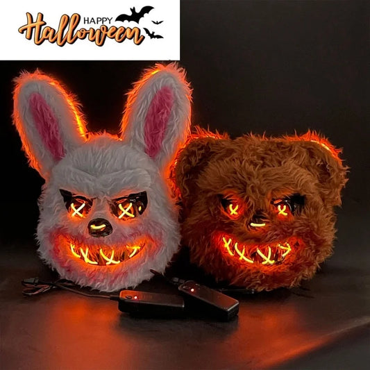 Masque Halloween LED Lapin ou Ours