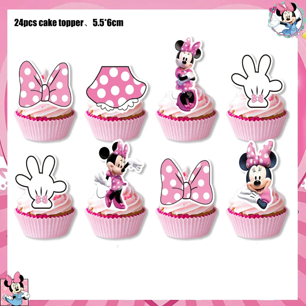 Disney Minnie Kit Vaisselle + décorations