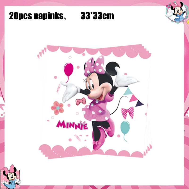 Disney Minnie Kit Vaisselle + décorations