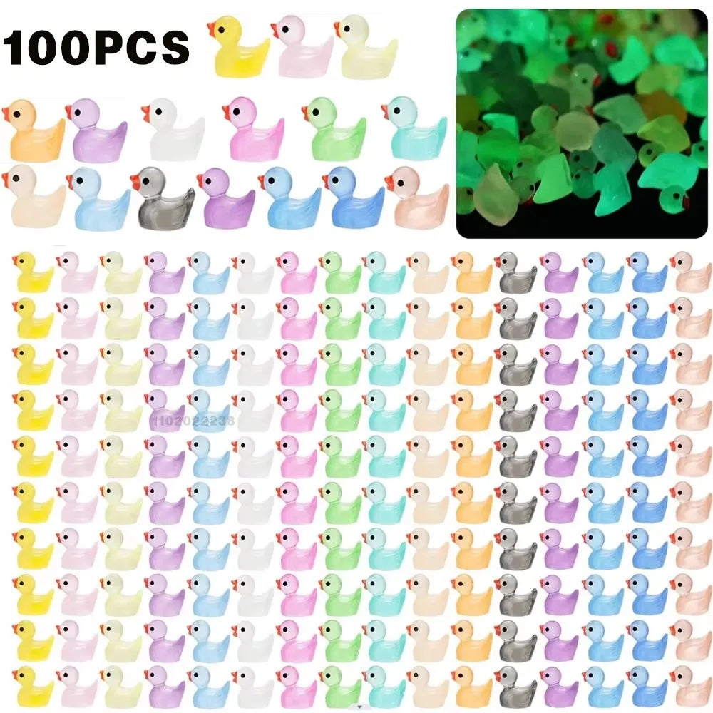 Mini Canards en Résine – Lot 50/100, Blagues et Cachettes Amusantes