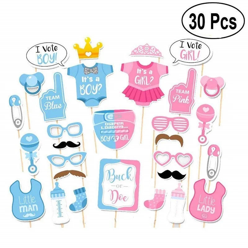 Kit vaisselle jetable – Baby Shower fille ou garçon