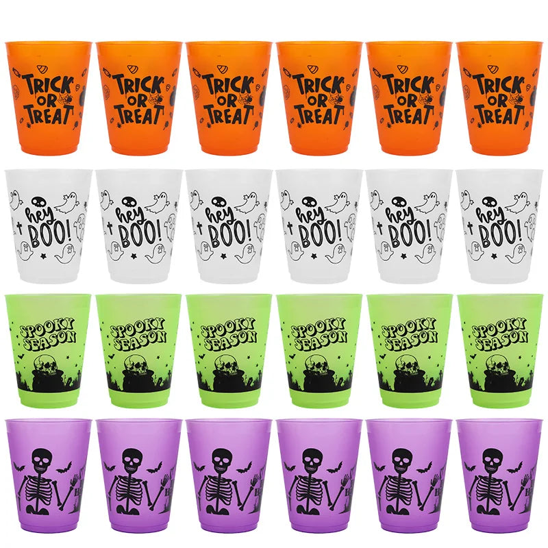 8-24pcs Gobelets Halloween